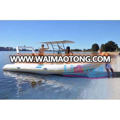 Liya 6.6meters rib boat china semi-rigid boat rubber boats fishing yachts