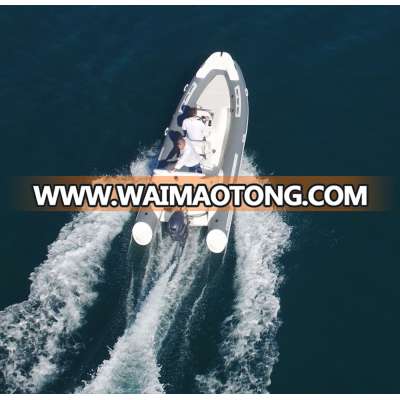 Liya 5.2m yacht rigid inflatable tender boat fiber hull material rowing boat