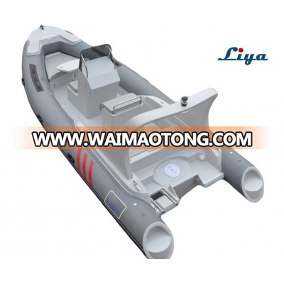 China boat liya 19feet rubber boat speed boat small yacht