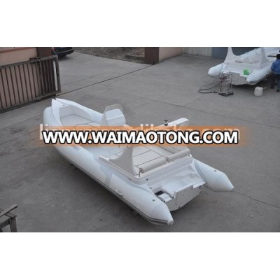 Liya 6.2m Luxury yatch fiberglass hypalon boat rib inflatable boat with motor