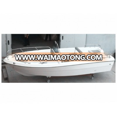 Liya 5.0m white fiberglass tuna fishing boats with outboard motors