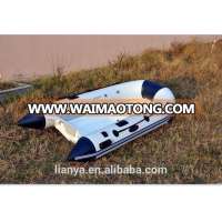 Liya 2.4-3.0m fiberglass hull inflatable boats tender boat dinghy for sale