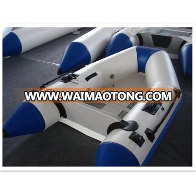 Liya folding inflatable rubber boats 2.3m pvc fishing dinghy for sale