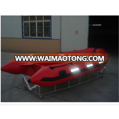 Liya rescue boat pvc 4.3m inflatable air boats for sale