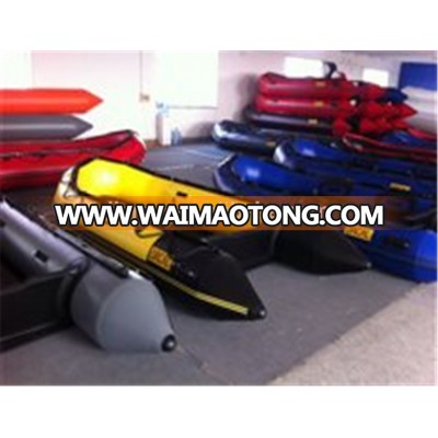 Liya fishing plastic boats China lightweight rubber boat inflatable pedal boat